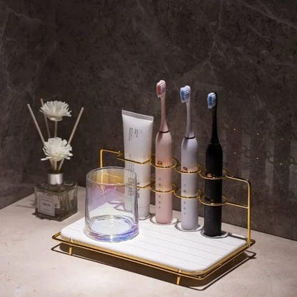 Toothbrush Rack Swing Table Washing Table Storage Rack Toothpaste Rack Tooth Brush Holder