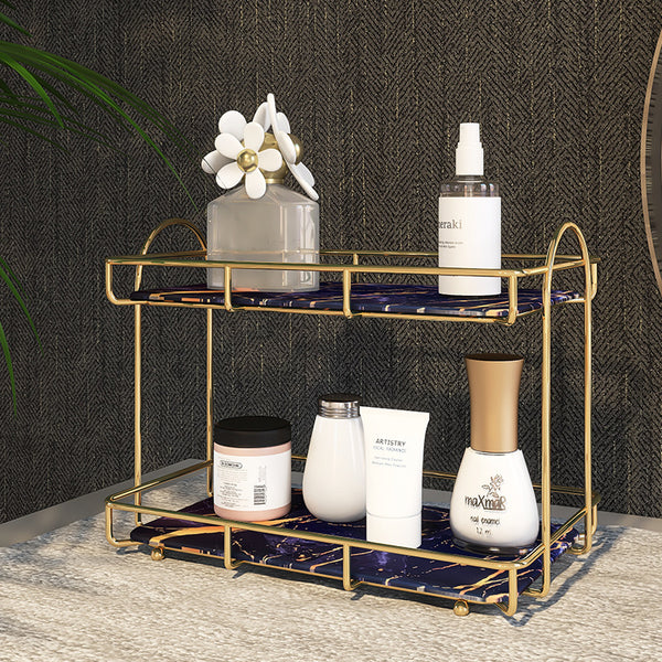 Gold Cosmetic Organizer