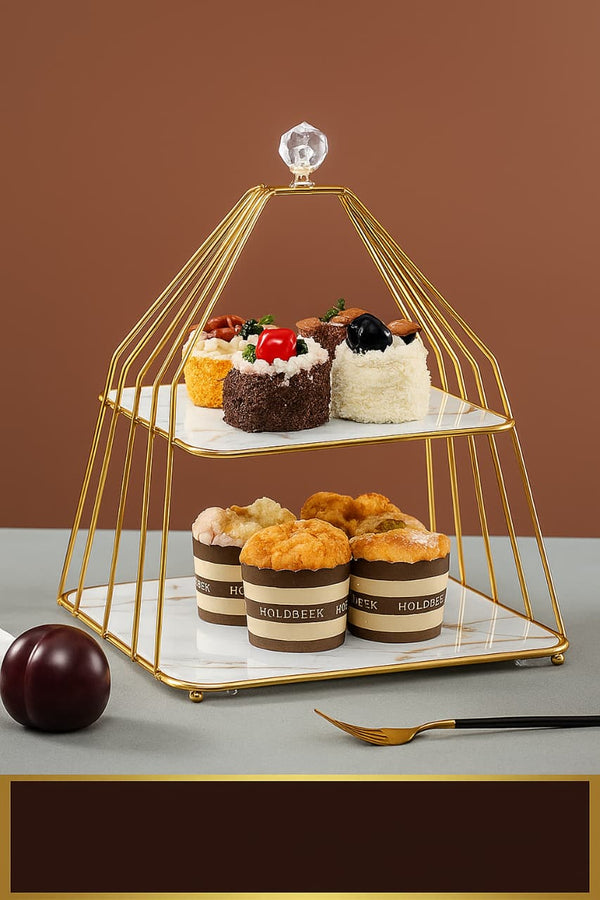 Multi-layered Iron Cake Stand Dessert Stand Refreshment Stand